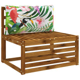 Vidaxl rugkussen putten 100% polyester meerkleurig 80 x 40 x 10 cm