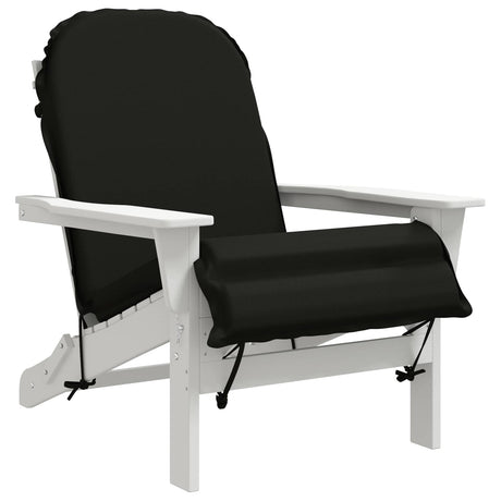 Vidaxl zon loungerkussen gemert 100% polyester zwart 55 x 135 x 6 cm