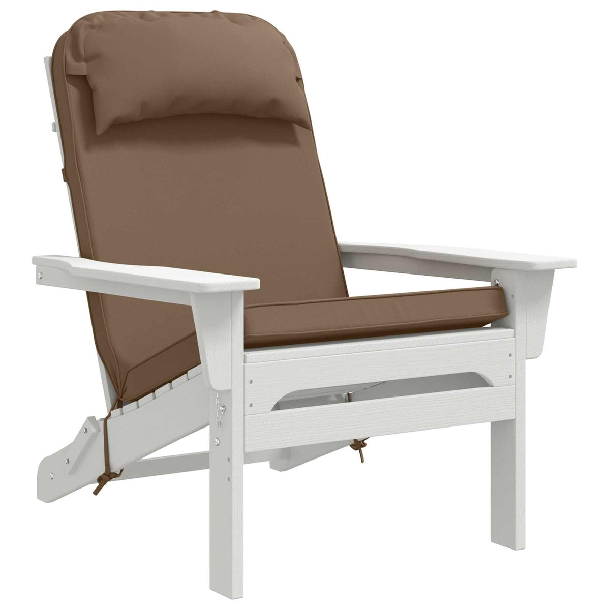 Vidaxl zon loungerkussen 100% polyester taupe 55 x 124 x 5 cm