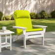 Vidaxl zon loungerkussen 100% polyester helder groen 55 x 124 x 5 cm