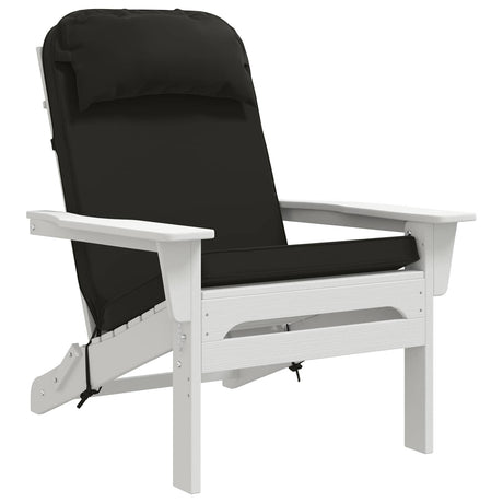 Vidaxl zon loungerkussen 100% polyester zwart 55 x 124 x 5 cm