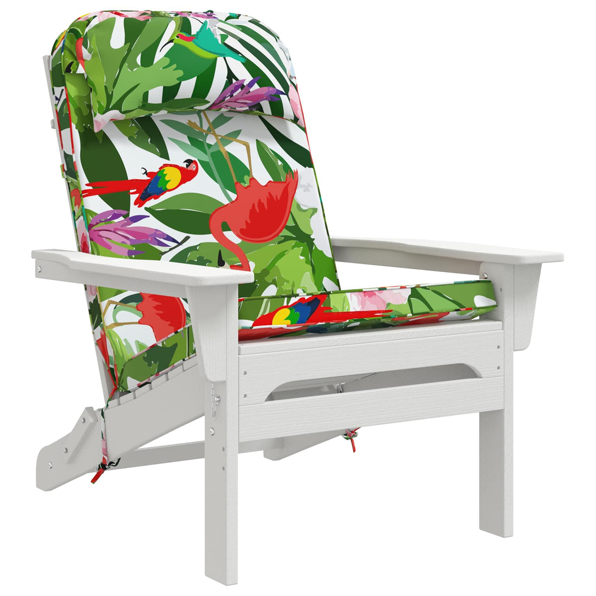 Vidaxl zon loungerkussen 100% polyester meerkleurig 55 x 124 x 5 cm