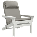 Vidaxl zon loungerkussen 100% polyester grijs 55 x 124 x 5 cm