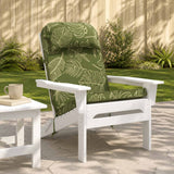 Vidaxl zon loungerkussen 100% polyester bladontwerp 55 x 124 x 5 cm