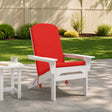 Vidaxl adirondack stoelkussen gemert 100% polyester rood