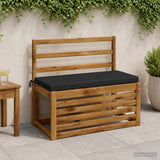 Vidaxl bankkussen soest 100% polyester zwart 60 x 40 x 5 cm