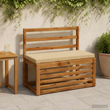 Vidaxl bankkussen soest 100% polyester beige 60 x 40 x 5 cm