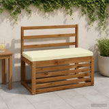 Vidaxl bankkussen soest 100% polyester crèmekleurig 60 x 40 x 5 cm