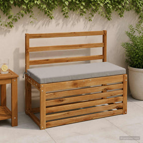 Vidaxl bankkussen soest 100% polyester grijs 60 x 40 x 5 cm
