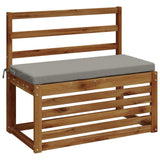 Vidaxl bankkussen soest 100% polyester grijs 60 x 40 x 5 cm