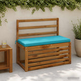 Vidaxl bankkussen soest 100% polyester turquoise 60 x 40 x 5 cm
