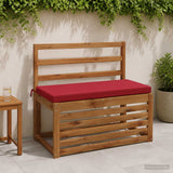Vidaxl bankkussen soest 100% polyester wijnrood 60 x 40 x 5 cm