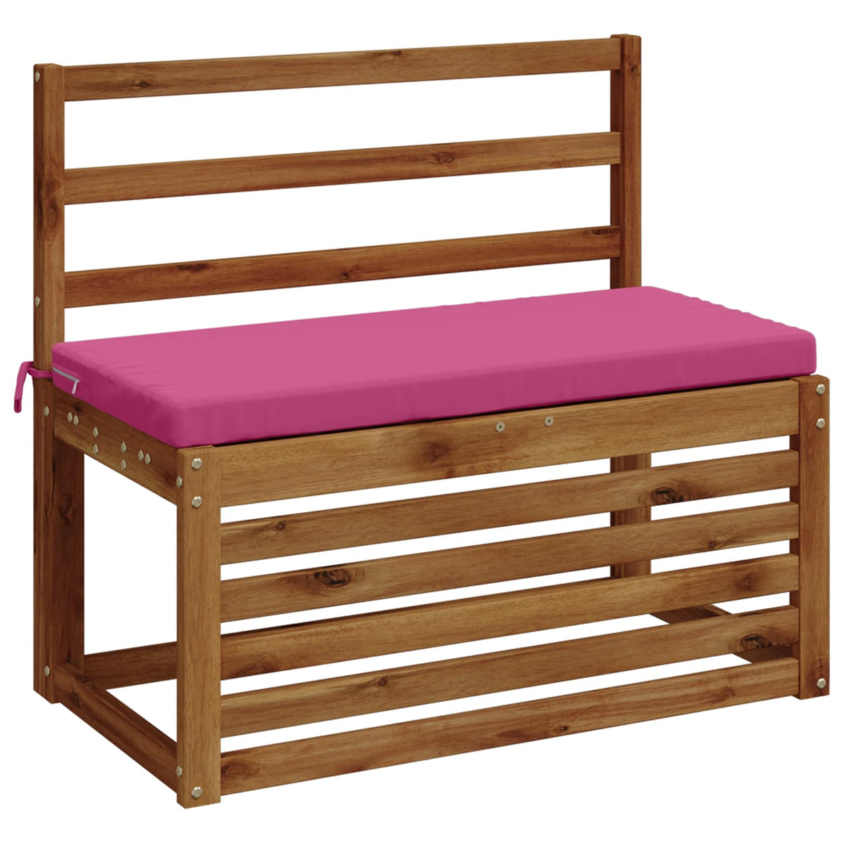 Vidaxl bankkussen soest 100% polyester roze 80 x 40 x 5 cm