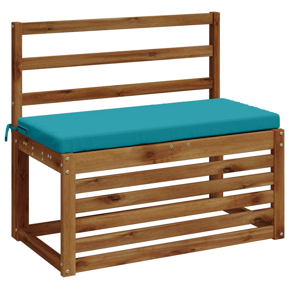 Vidaxl bankkussen soest 100% polyester turquoise 80 x 40 x 5 cm