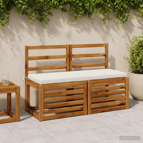 Vidaxl bankkussen soest 100% polyester wit 100 x 40 x 5 cm
