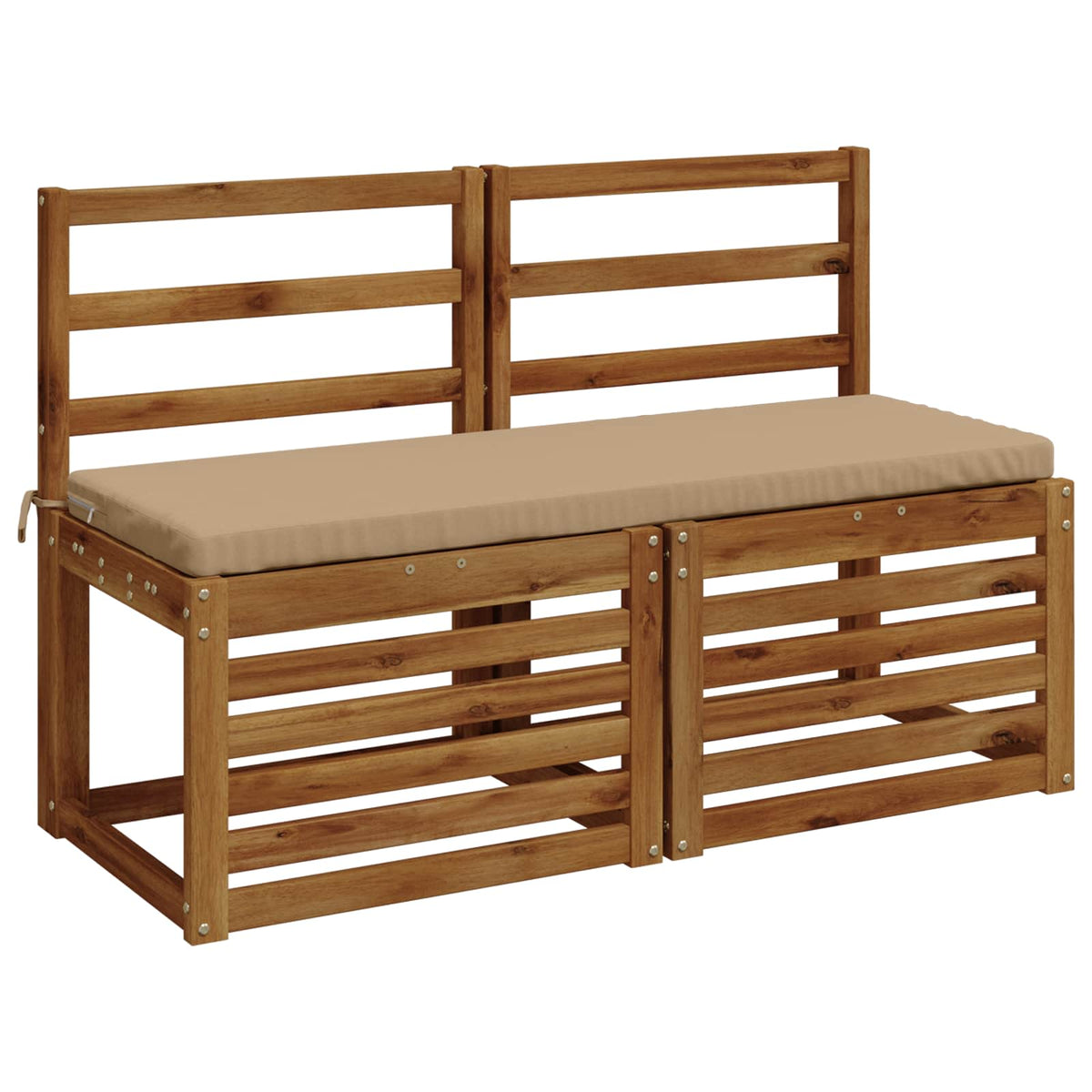 Vidaxl bankkussen soest 100% polyester zand 100 x 40 x 5 cm
