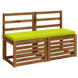 Vidaxl bankkussen soest 100% polyester helder groen 100 x 40 x 5 cm