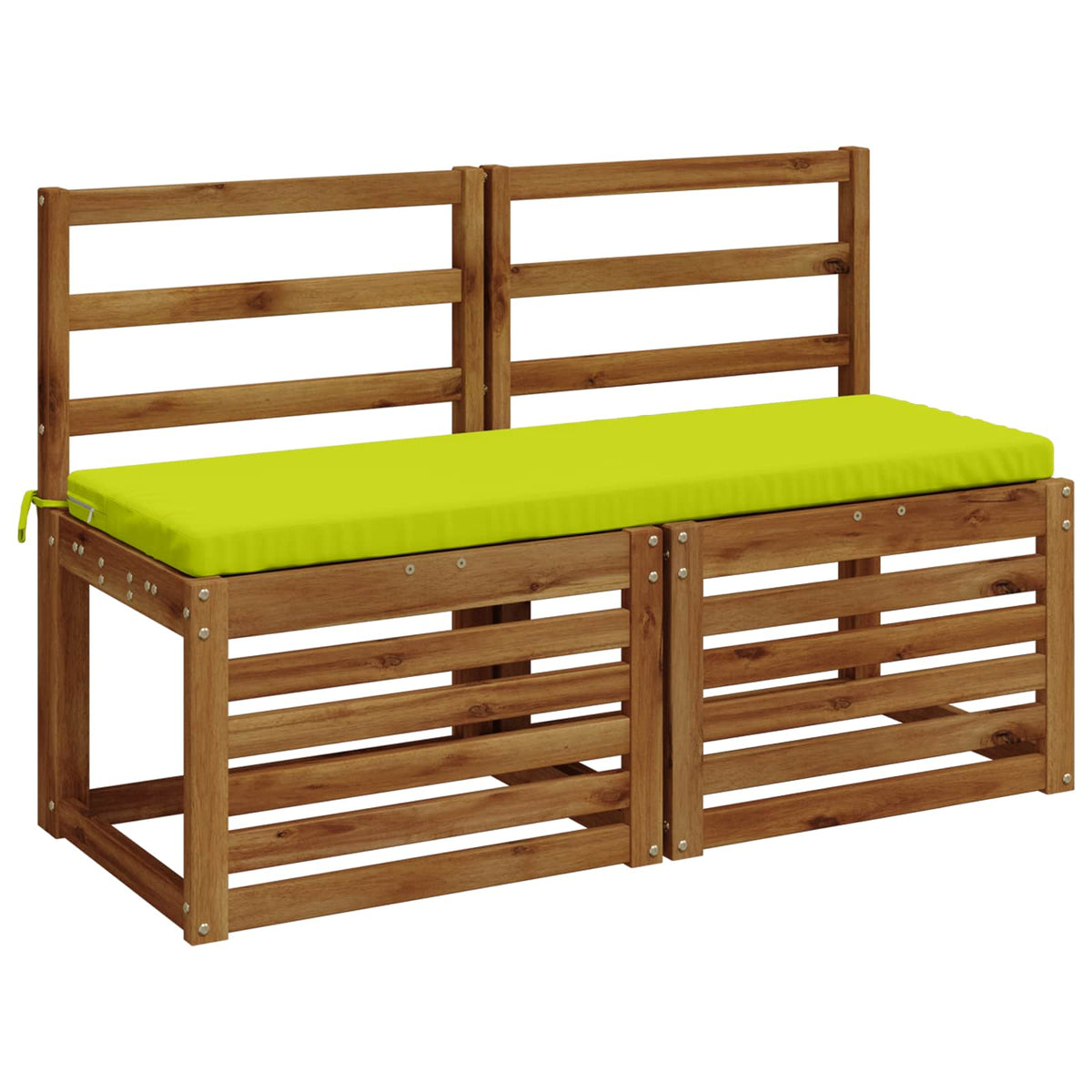 Vidaxl 2-delige bankkussens soest 100% polyester helder groen