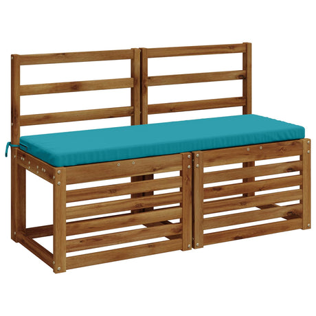 Vidaxl bankkussen soest 100% polyester turquoise 110 x 40 x 5 cm