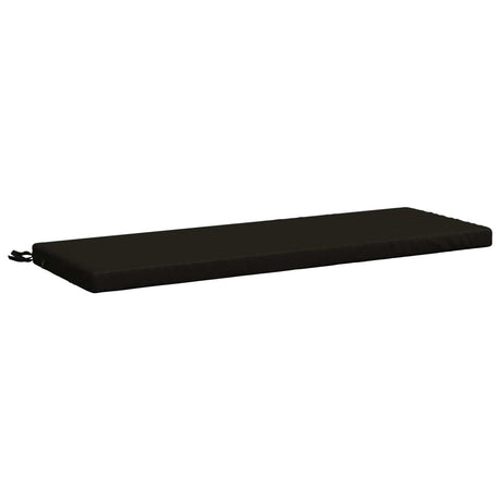 Vidaxl bankkussen soest 100% polyester zwart 120 x 40 x 5 cm