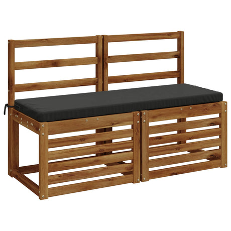 Vidaxl bankkussen soest 100% polyester antraciet 120 x 40 x 5 cm