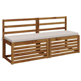 Vidaxl bankkussen soest 100% polyester wit 140 x 40 x 5 cm