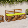Vidaxl bankkussen soest 100% polyester helder groen 140 x 40 x 5 cm