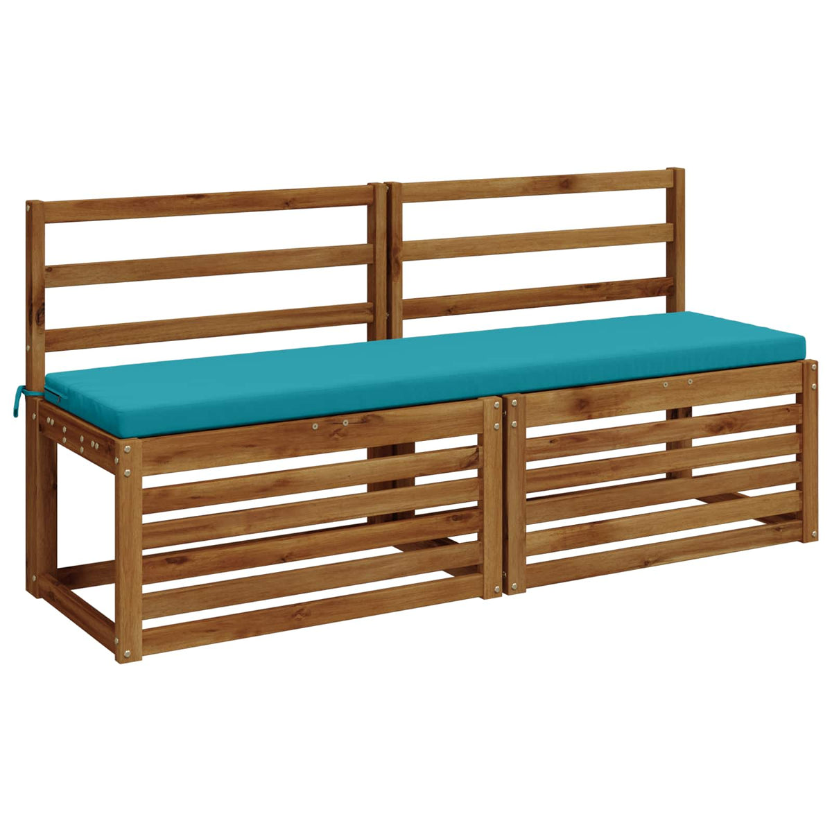 Vidaxl bankkussen soest 100% polyester turquoise 140 x 40 x 5 cm