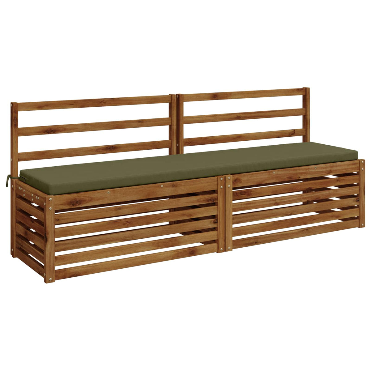 Vidaxl bankkussen soest 100% polyester olijfgroen 170 x 40 x 5 cm