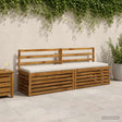 Vidaxl bankkussen soest 100% polyester wit 170 x 40 x 5 cm
