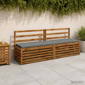 Vidaxl bankkussen soest 100% polyester grijs 170 x 40 x 5 cm