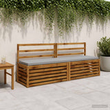 Vidaxl bankkussen soest 100% polyester grijs 170 x 40 x 5 cm