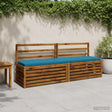 Vidaxl bankkussen soest 100% polyester lichtblauw 170 x 40 x 5 cm
