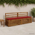 Vidaxl bankkussen soest 100% polyester wijnrood 170 x 40 x 5 cm