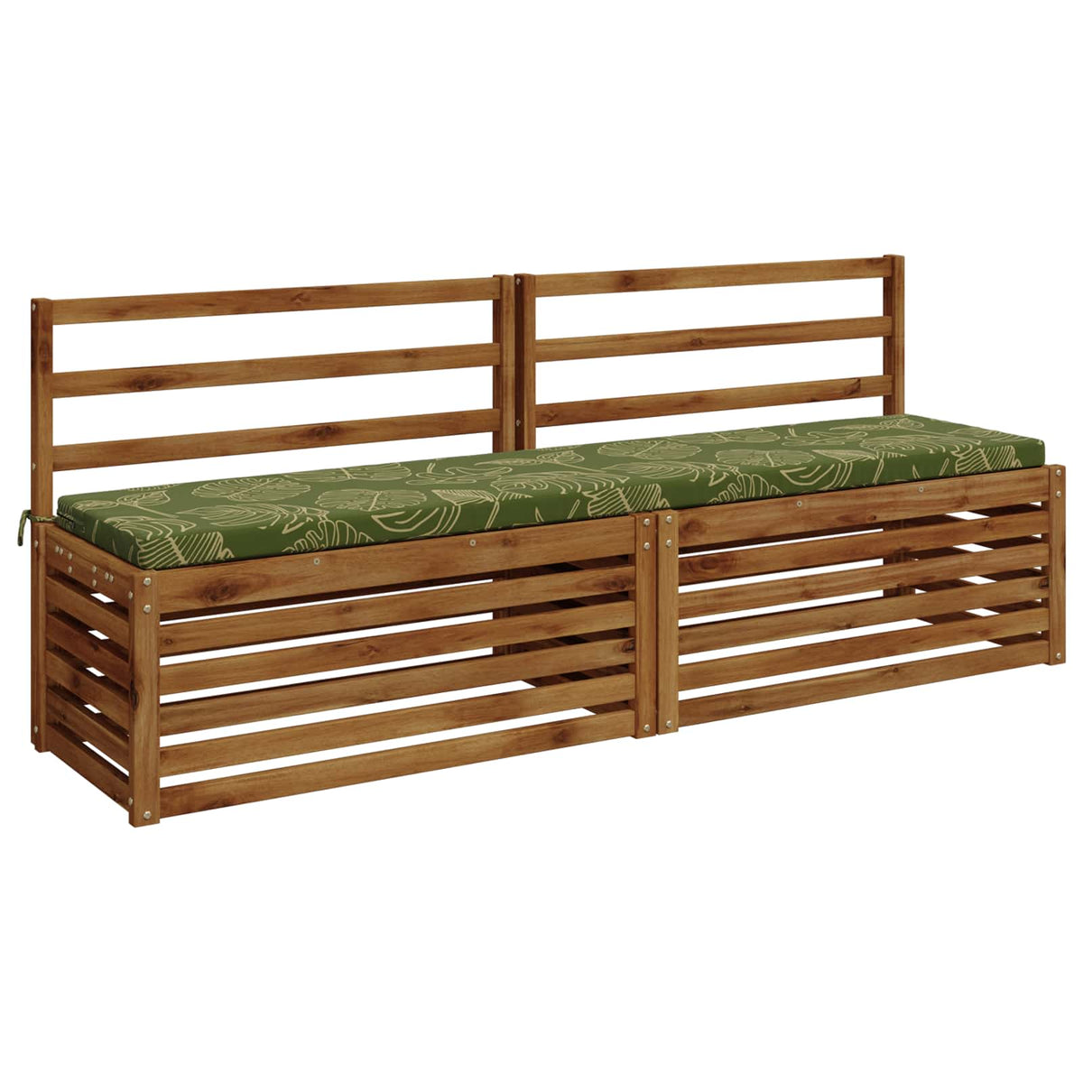 Vidaxl bankkussen soest 100% polyester bladontwerp 180 x 40 x 5 cm