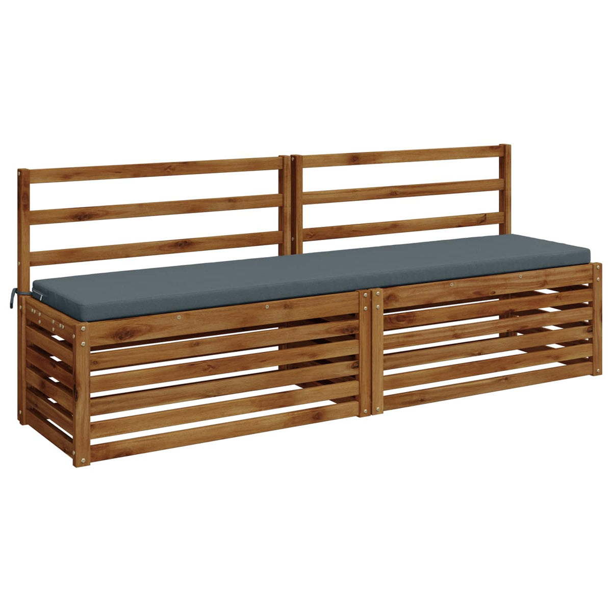 Vidaxl bankkussen soest 100% polyester blauw 200 x 40 x 5 cm