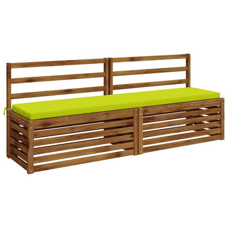 Vidaxl 2-delige bankkussens soest 2 st 100% polyester helder groen