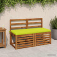 Vidaxl bankkussen soest 100% polyester helder groen 110 x 50 x 5 cm