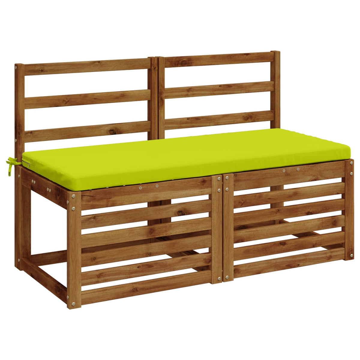 Vidaxl bankkussen soest 100% polyester helder groen 120 x 50 x 5 cm