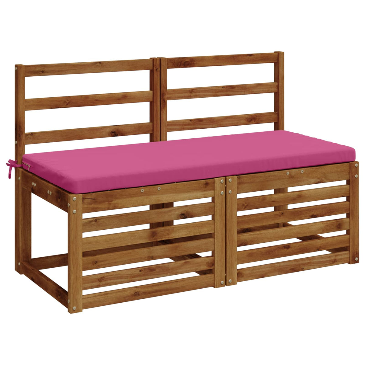 Vidaxl bankkussen soest 100% polyester roze 120 x 50 x 5 cm