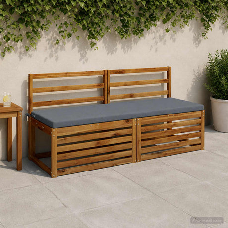 Vidaxl bankkussen soest 100% polyester blauw 140 x 50 x 5 cm
