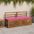 Vidaxl bankkussen soest 100% polyester roze 140 x 50 x 5 cm