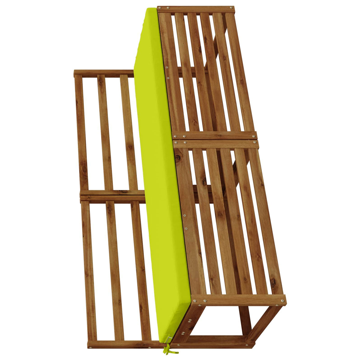 Vidaxl 2-delige bankkussens soest 2 st 100% polyester helder groen