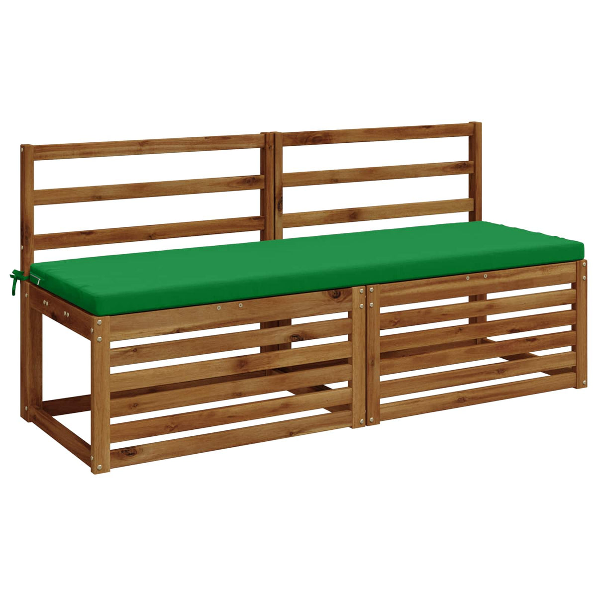 Vidaxl 2-delige bankkussens soest 2 st 100% polyester groen