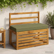 Vidaxl bankkussen soest 100% polyester olijfgroen 60 x 40 x 8 cm