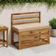 Vidaxl bankkussen soest 100% polyester zand 60 x 40 x 8 cm