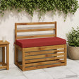 Vidaxl bankkussen soest 100% polyester rood 60 x 40 x 8 cm