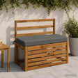 Vidaxl bankkussen soest 100% polyester grijs 60 x 40 x 8 cm
