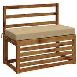 Vidaxl bankkussen soest 100% polyester beige 60 x 40 x 8 cm