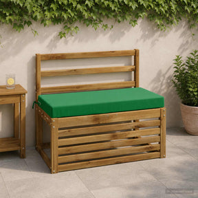 Vidaxl bankkussen soest 100% polyester groen 60 x 40 x 8 cm